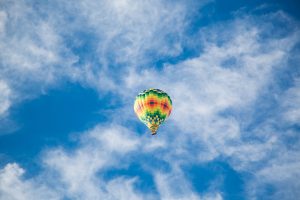 Hot Air Balloon in Outer space