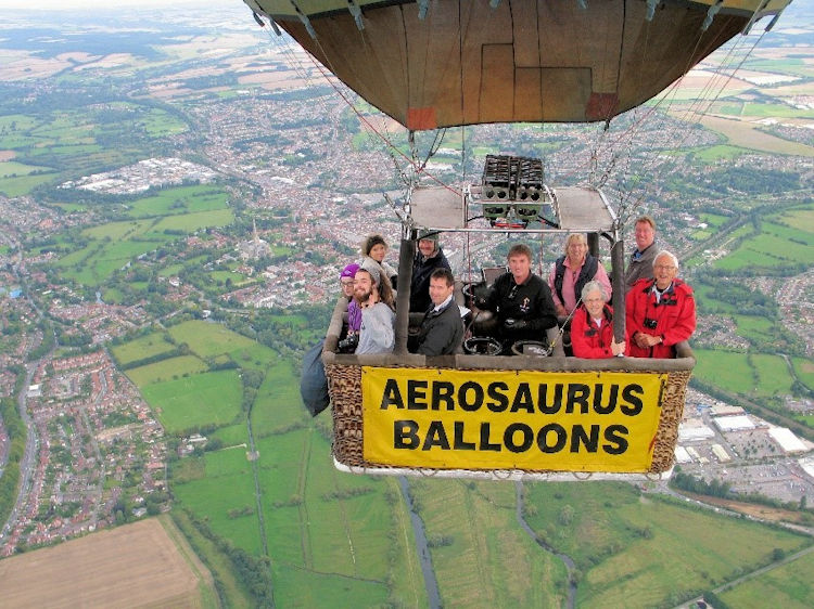 In Flight Photo With Salisbury in background