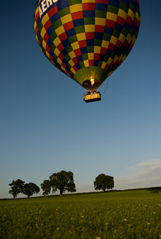 Hot Air Balloon in Tiverton Devon