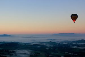 Early morning mother's day balloon ride