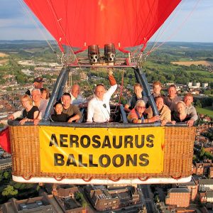 Bucket list flight with Aerosaurus Balloons