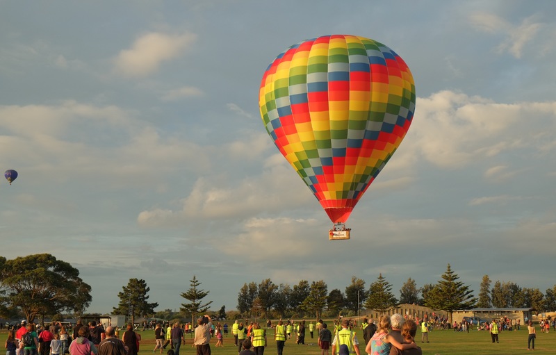 hot air balloon ride devon