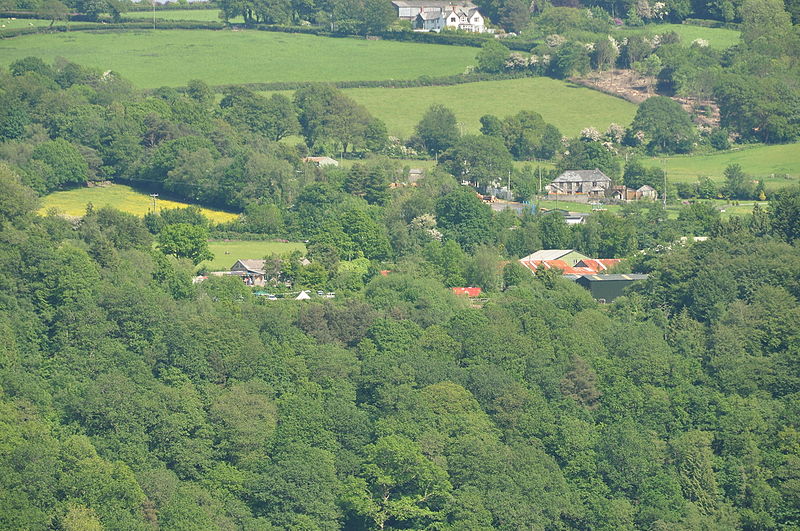 devon countryside balloon ride views