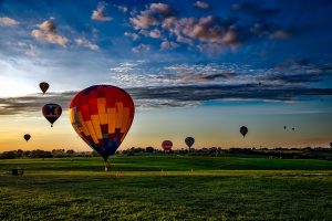 Romantic Hot Air Balloon Flight Valentines