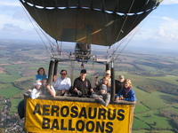 cornwall balloon ride with aerosaurus balloons