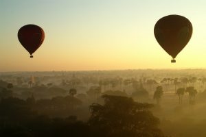 old bagan balloon ride location