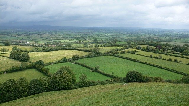 view from somerset balloon flight