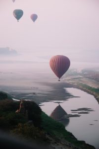 Bagan hot air balloon ride romantic