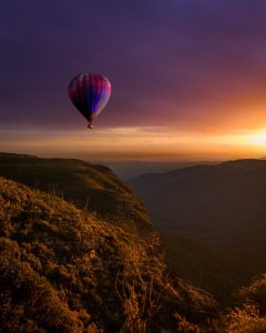 Romantic hot clearance air balloon