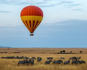 Kenya Valentines day hot air balloon ride