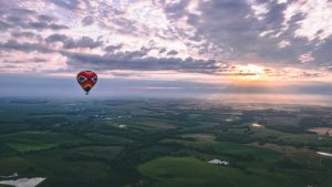 Devon hot air balloon flight