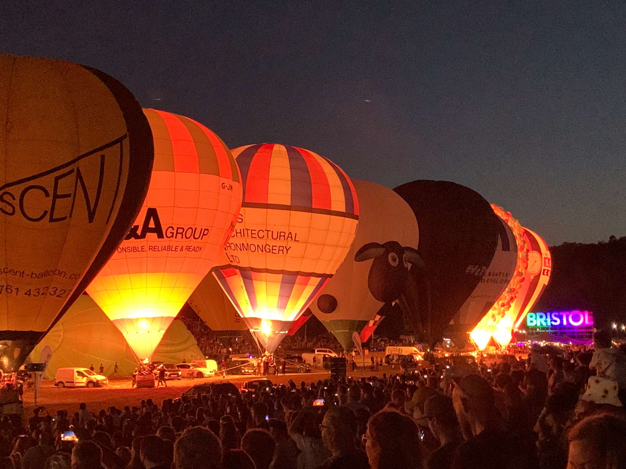 Hot Air Ballooning At Bristol Fiesta